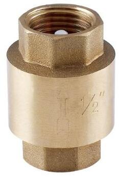 Brass vertical check valve