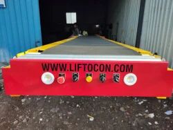 Liftocon Equipments PVC Mild Steel Telescopic Belt Conveyor, for Industrial, Length : 40 Feet