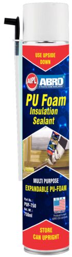ABRO PU Foam Sealant, for Ceramic, Packaging Size : Spray Bottle