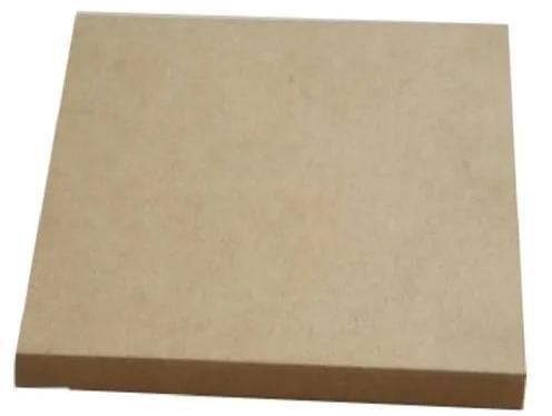 Creamy Plain Polished Square MDF Board, for Interior Design