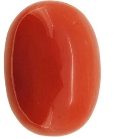 Oval Red Coral
