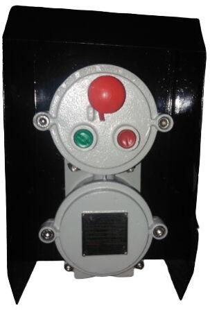 FLAMEPROOF / WEATHERPROOF DOUBLE JB ON/OFF/E-STOP PUSH BUTTON STATION