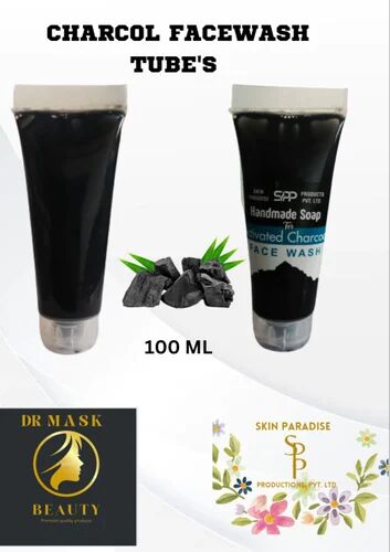  Herbal Activated Charcoal Face Wash, Packaging Size : 60 ml 100 ml