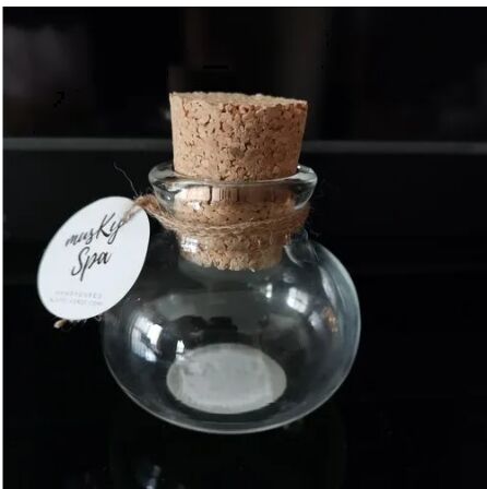 Cork Premium Glass Cosmetic Jars, Capacity : 100ml