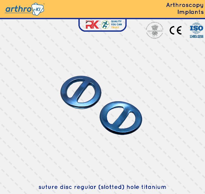 Suture Disk Regular Hole (Slotted)