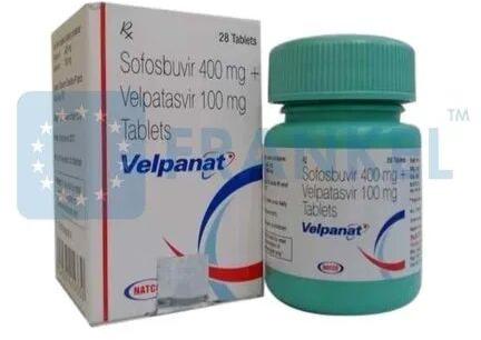 Velpanat Sofosbuvir Velpatasvir Tablets, Packaging Type : Bottle