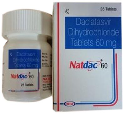 Natdac Daclatasvir Dihydrochloride Tablets, Packaging Type : Bottle