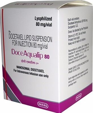 Doceaqualip Docetaxel Lipid Suspension Injection, Medicine Type : Allopathic