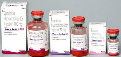 Zuvicin Epirubicin Hydrochloride Injection, Packaging Size : 1Vial