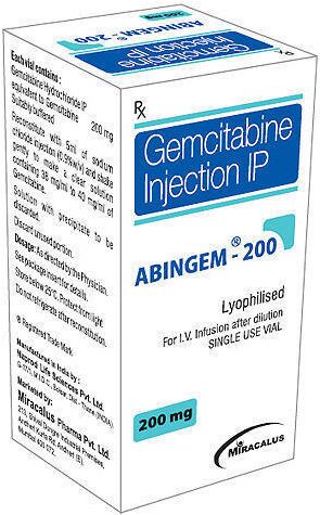 Abingem Gemcitabine Injection, Packaging Type : Box