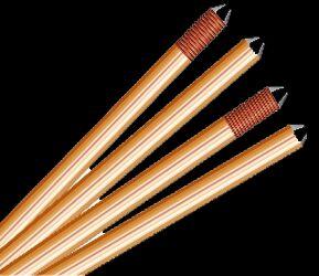 Om Impex Copper Bonded Ground Rod, for Earthing, Grouting, Certification : ISO 001;2008