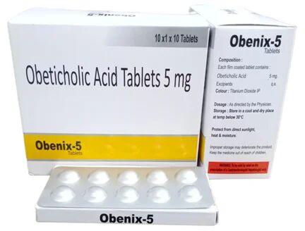 Obeticholic acid tablets, Packaging Size : 10X10