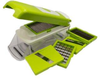 Nicer Dicer Slicer Vegetable, Color : Green