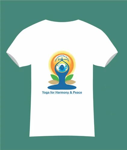 Yoga T shirt, Color : White