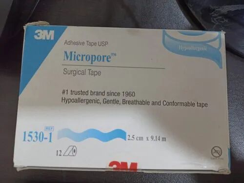 Microporous Surgical Tape, Color : White