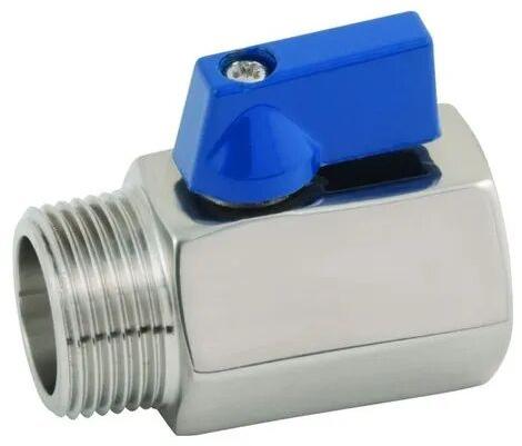 High Pressure Brass Mini Ball Valve, Color : Silver