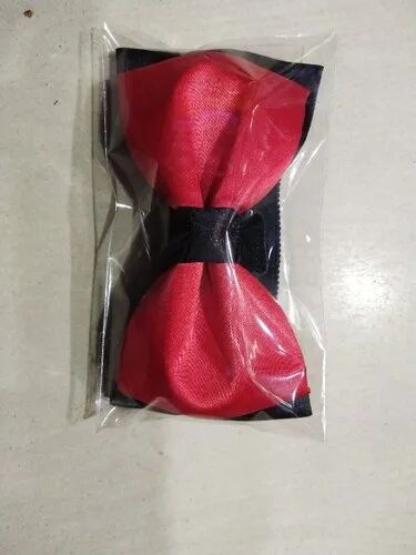 Red black Bow Ties, Size : Free size