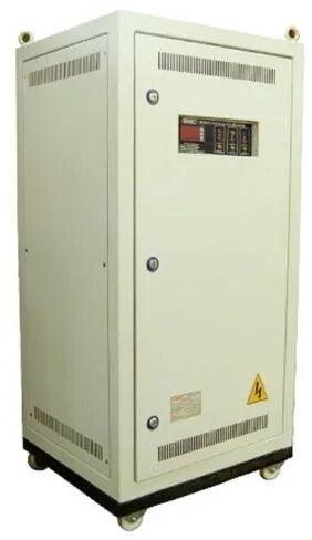 Air Cooled Servo Voltage Stabilizer, Color : White