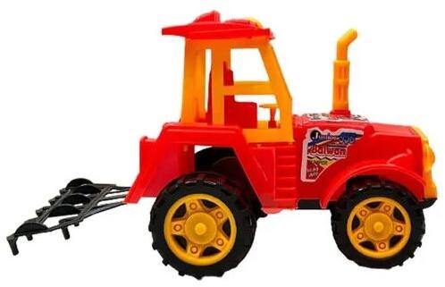 Multicolor Plastic Toy Tractor