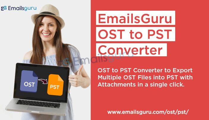 OST to PST Converter – Export OST Emails to Outlook PST on Windows