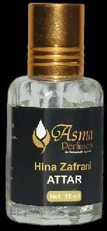 Hina Zafrani Attar, Packaging Size : 10ML, 50ML, 100ML, 300ML, 500ML 1000ML etc.