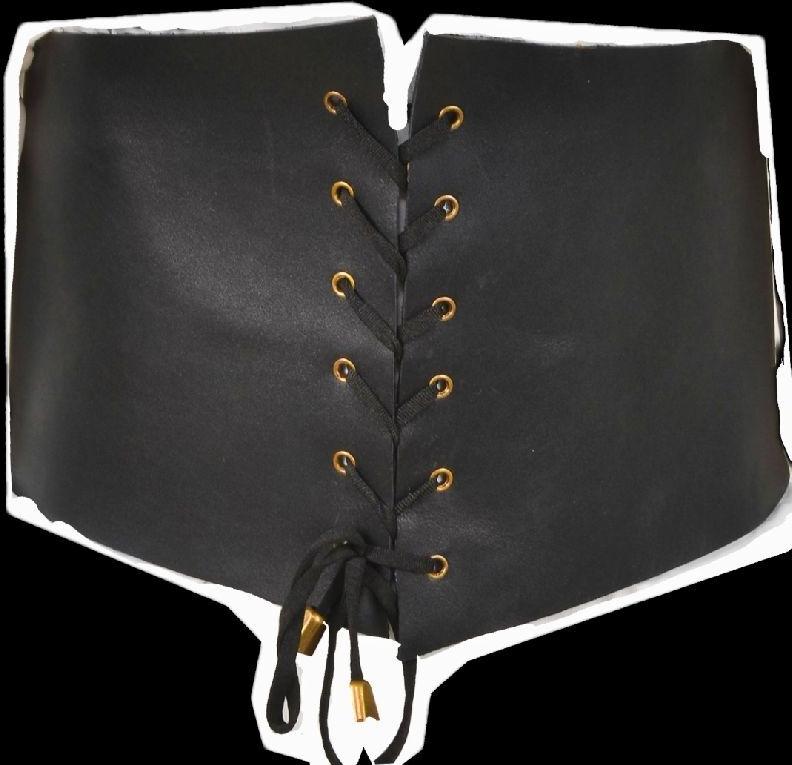 Plain Leather Corset belt, Technics : Home Made