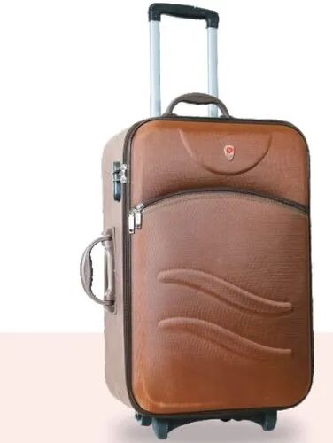 Plain Nylon luggage trolley bag, Size : 24 inch