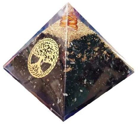 Black Tourmaline Orgone Pyramid