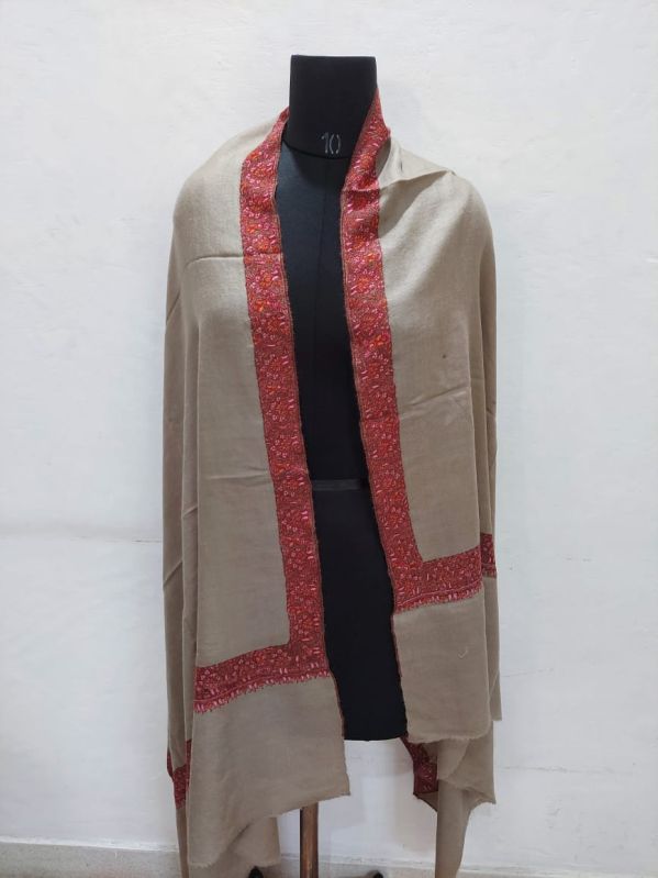Kashmiri Hand Embroidery Classic Pashmina Shawls, Occasion : Party Wear, Regular Wear