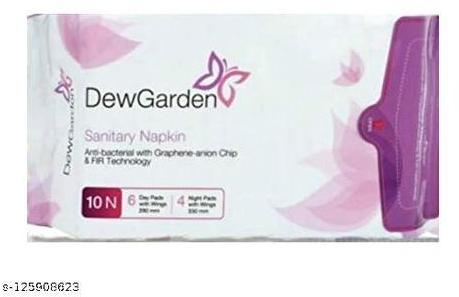 DewGarden Cotton anion sanitary napkin, Size : L, XL