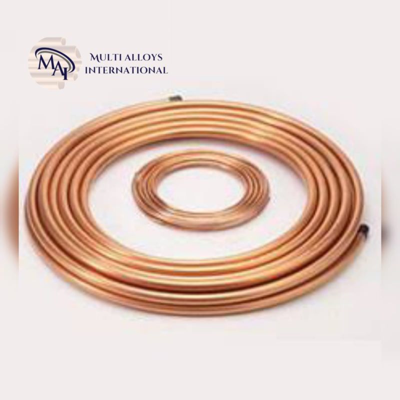 Brown Indigo Copper Pancake Coil, For Hvac Industry, Grade : Astm