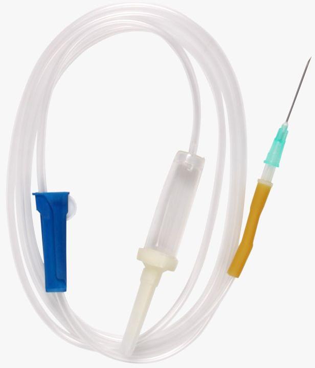 Transperent infusion set, for Hospital, Tube Material : PVC