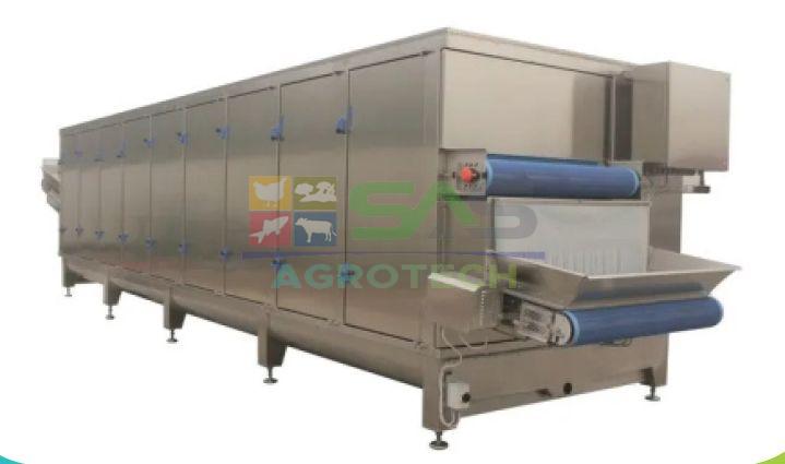 SAS Agrotech Automatic 10HP Electric Mild Steel Tunnel Dryer, for Industrial, Voltage : 440V