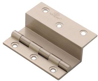 Velpie Brass L Hinges, For Window, Cabinet, Length : 4inch, 3inch