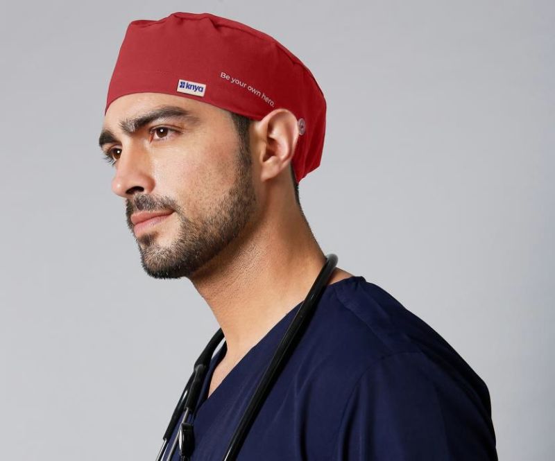 Knya Unisex Rust Premium Scrub Cap