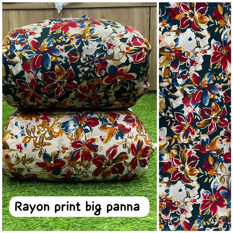 Rayon 58 Width Printed Fabric