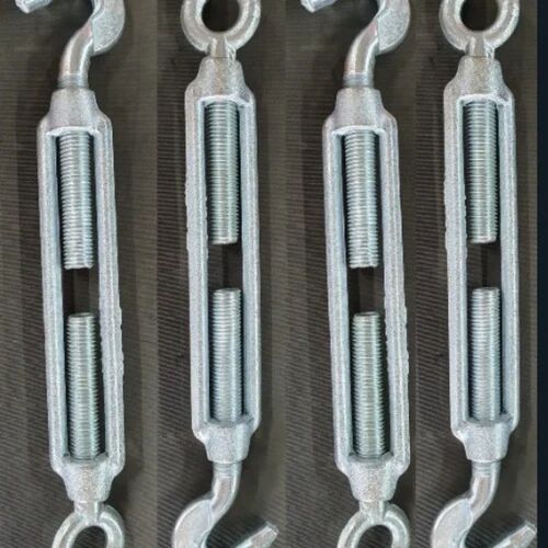 Shiny Silver Polished Stainless Steel Galvanized Turnbuckles, for Lifting, Length : 0-15mm, 15-30mm, 30-45mm