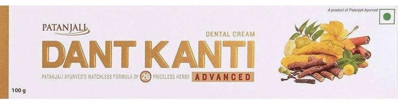 Patanjali Dant Kanti Advance Dental Cream, for Teeth Care, Packaging Type : Plastic Tube