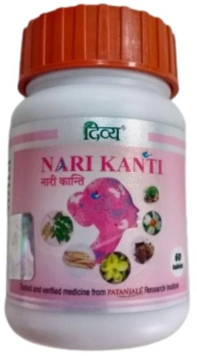 Patanjali Divya Nari Kanti Tablets, Packaging Type : Plastic Bottle