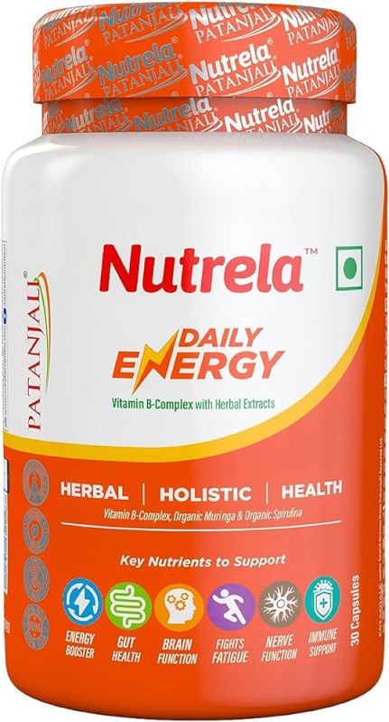 Patanjali Nutrela Daily Energy Capsules, Shelf Life : 1year