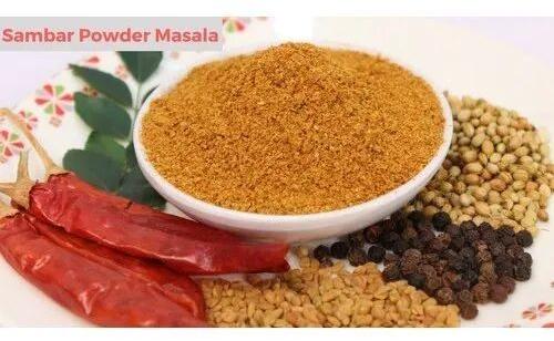 Brown Natural Sambar Masala Powder, for Cooking, Grade Standard : Food Grade