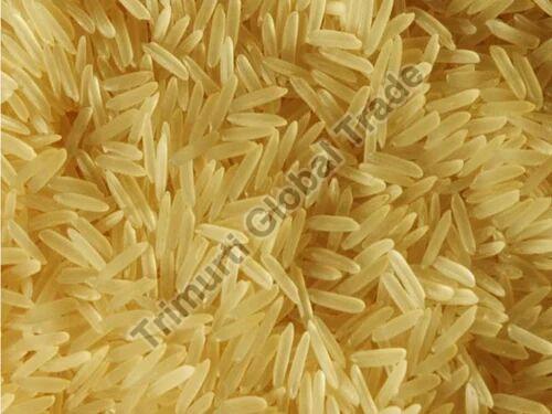 Organic Soft Golden Sella Rice, Variety : Long Grain