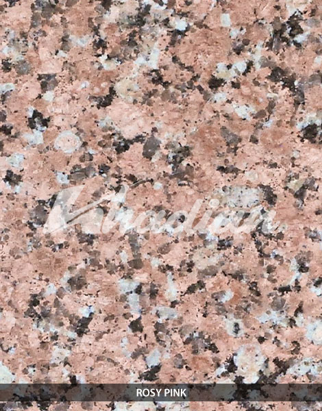 Rosy Pink Granite Slab, Size : All Sizes