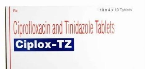 Ciprofloxacin Tinidazole Tablet, Packaging Type : Box