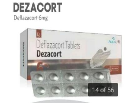 DEZACORT Deflazacort 6mg Tablet, for Hospitals Clinic, Packaging Type : Strips