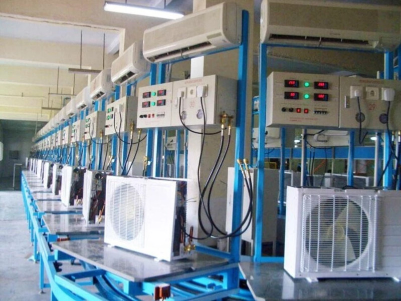 Grey stikine wave 10-12kw assembly line for appliances