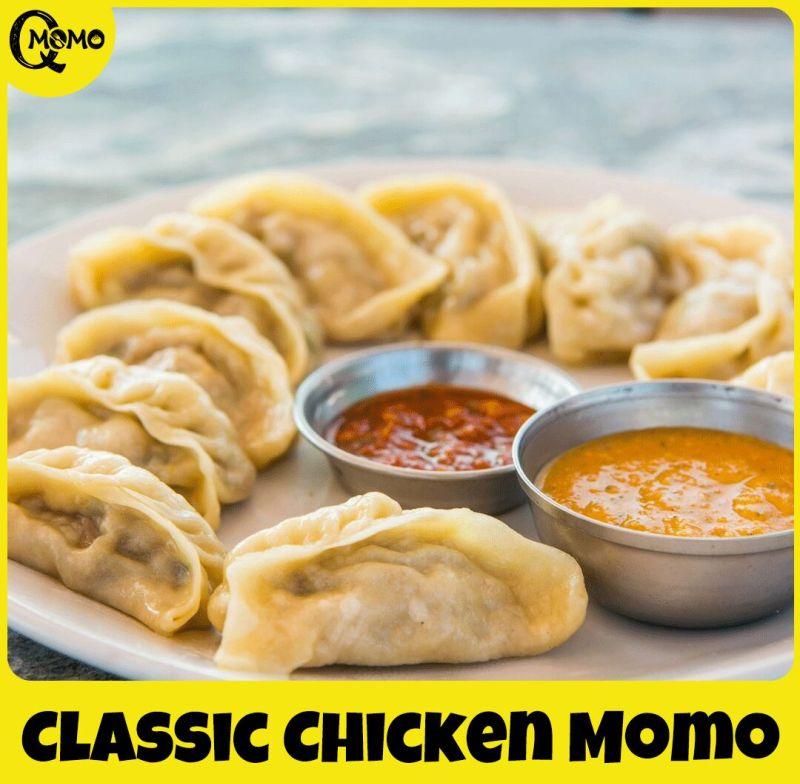QMomo Frozen Classic Chicken Momos