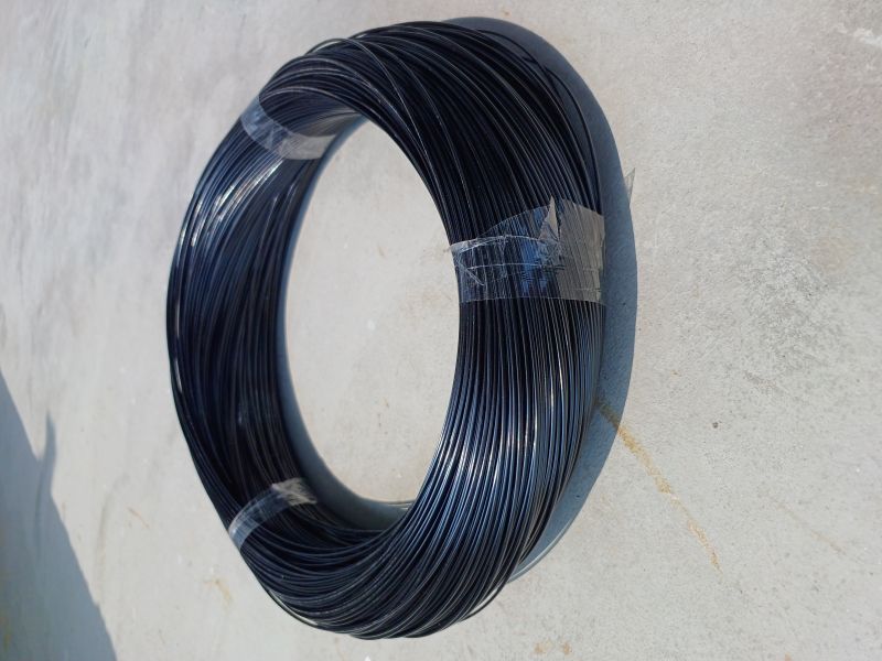 Black Hank Polished pet wire, for Polyhouse Agriculture, Length : 400 Mtr.appx