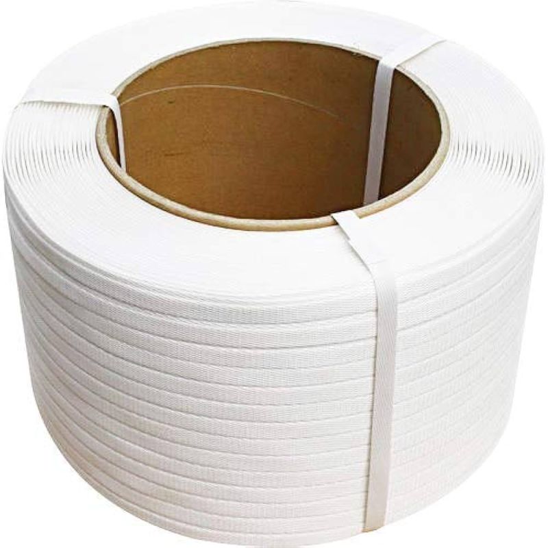 White Plastic Box Strap Rolls