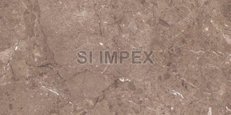 Rectangular Brera Choco Glossy Finish Vitrified Tile, Size : 60x120cm